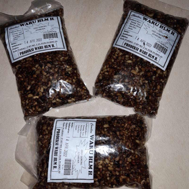 

Kacang Oto' Goreng Krepes Otok Madura HLM