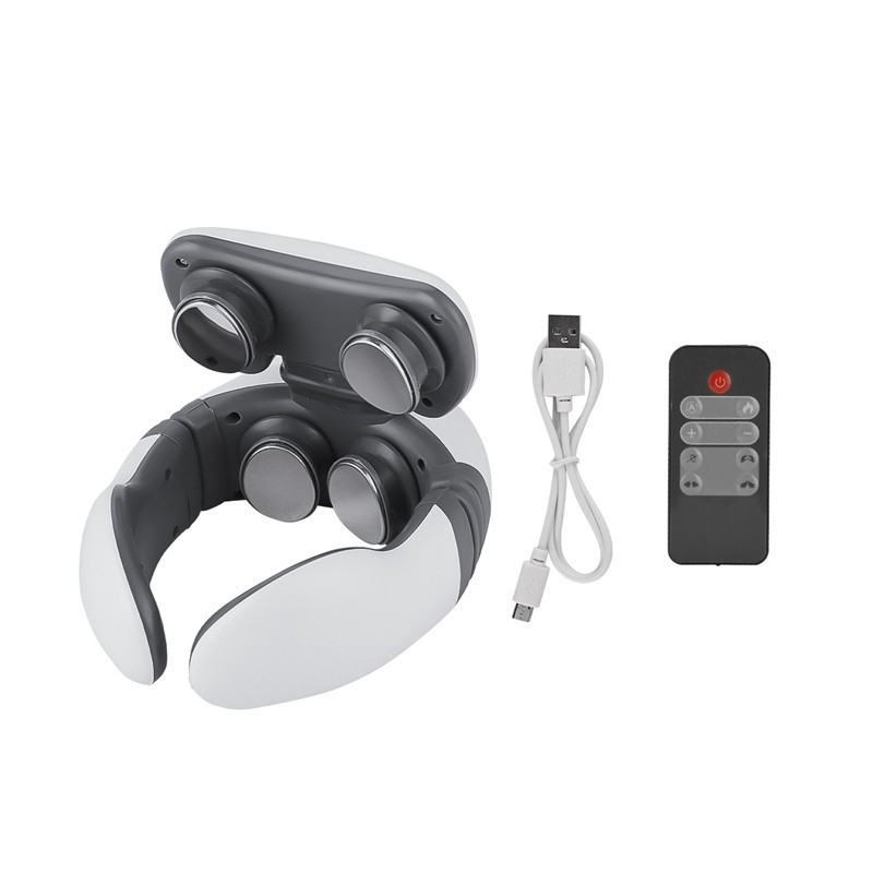 

CkeyiN Wireless 4D Serviks Pulse Massager Listrik Leher Alat Pijat Remote Control