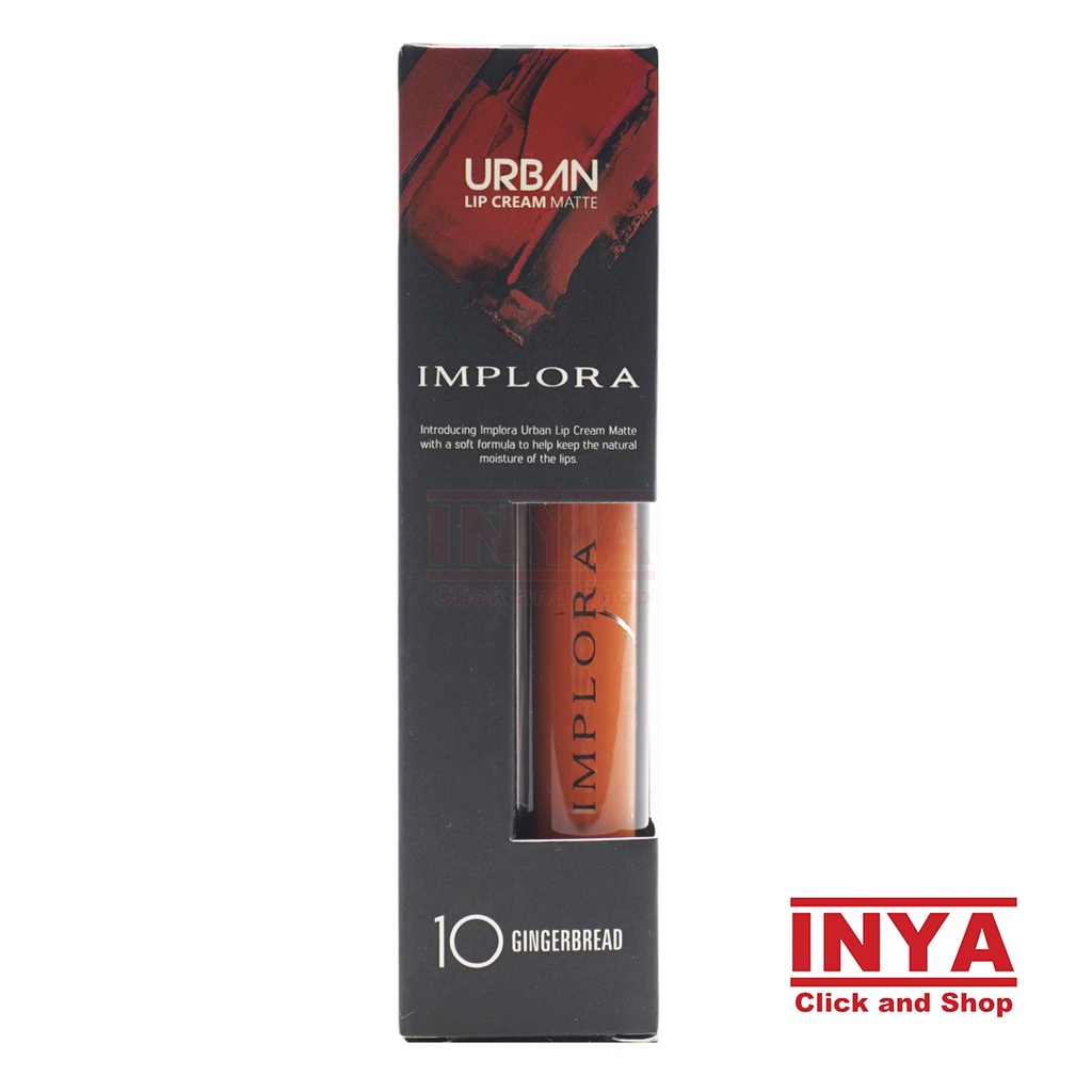 IMPLORA URBAN LIP CREAM MATTE 10 GINGERBREAD 2.9gr