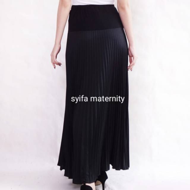 BA43 Rok hamil plisket - Syifa Maternity