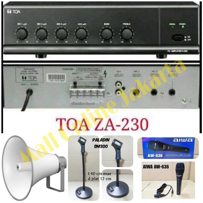 paket toa masjid paketan sound system Toa corong