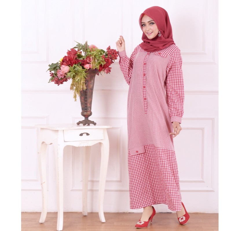 XXL DISKON - Dress Muslim Gamis Wanita Nibras NB 137 