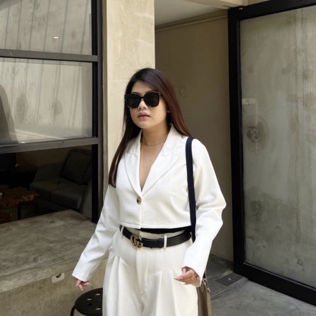 NEW White Jessi Blazer Avgal X Byeol SOLD