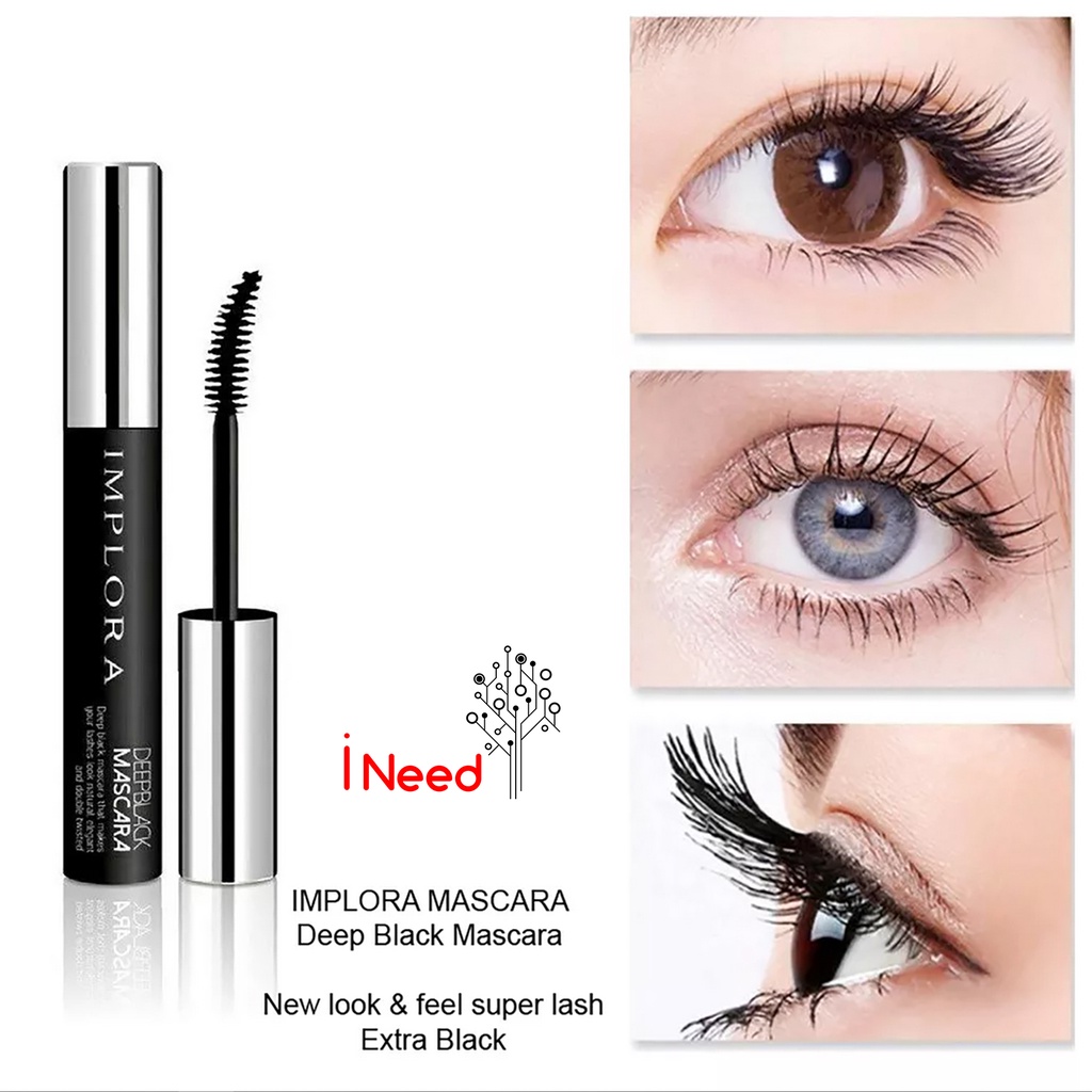 (INEED) Implora Deep Black Mascara - Mascara Implora (TERBARU)