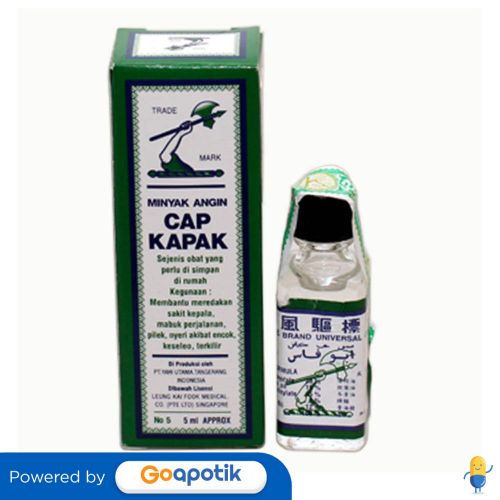 Cap Kapak Minyak Angin 10 Ml