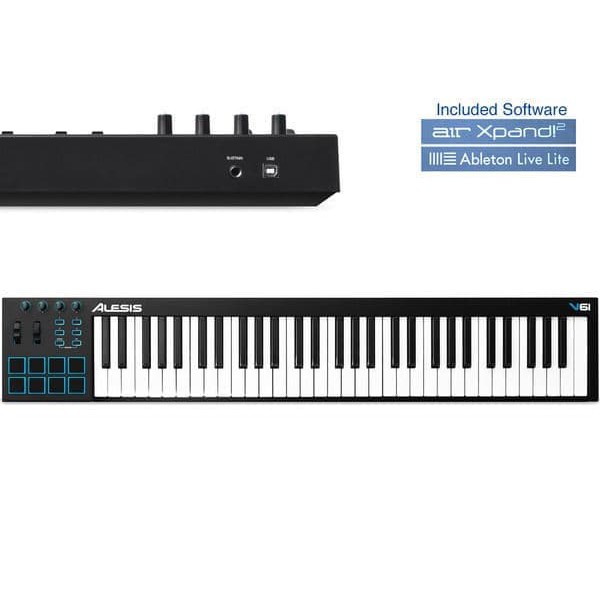 ALAT MUSIK  Alesis V61 61-Key USB-MIDI Keyboard Controller