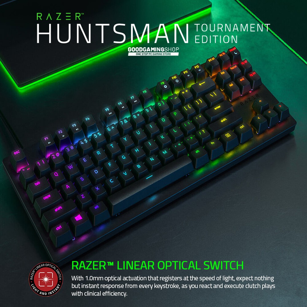 Razer Huntsman Tournament Edition Gaming Keyboard Shopee Indonesia