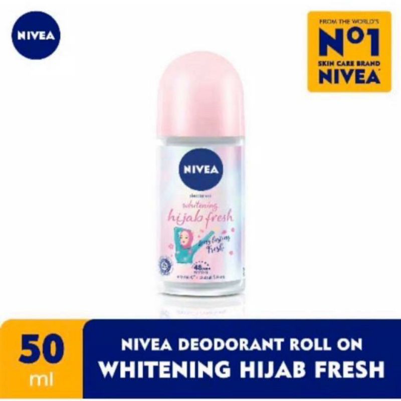 NIVEA Deodorant Extra Whitening Roll On 50 ML ~ PROMOO NIVEA MEN Original 100%