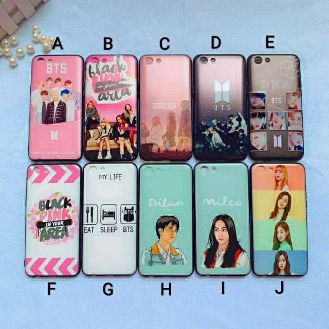 Redmi note 6 note 7 Go redmi 5 4A - Premium fuze case blackpink Bts dilan milea