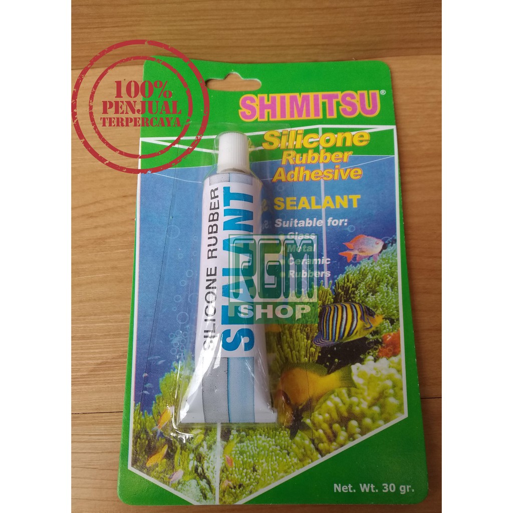 Sealant silicon silikon lem kaca aquarium aquascape 30gr murah