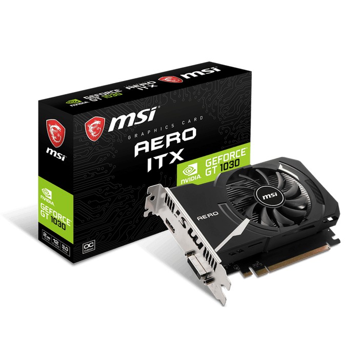 Unik MSI GT 1030 AERO ITX 2G OC DDR5 GT1030 2GB Terbatas