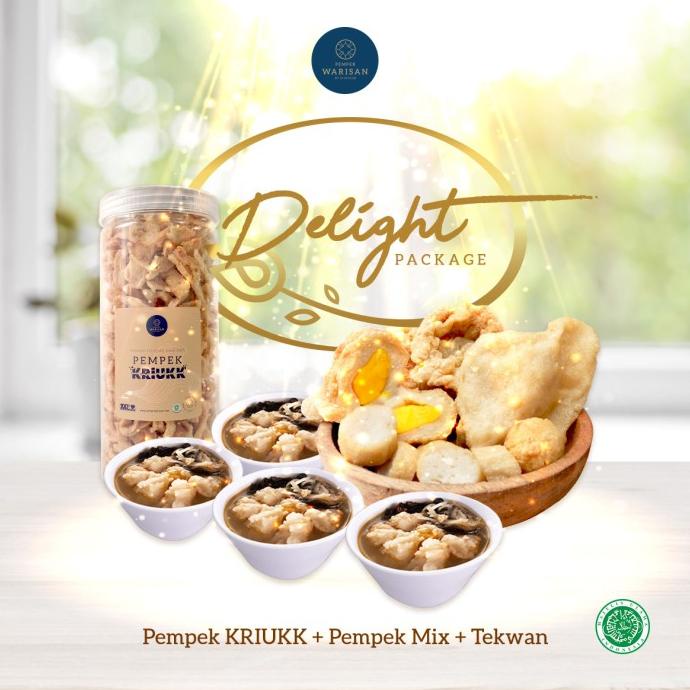 

Pempek warisan enak nikmat (frozen) - paket delight - PPD3 ---NEW---