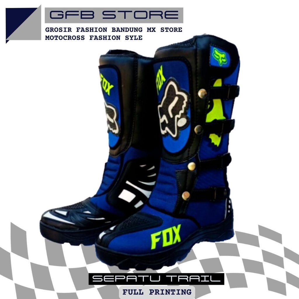 sepatu cross trail boots motocross