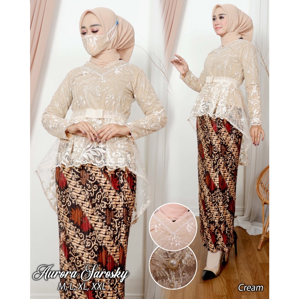 Tunik Srosky / KEBAYA MODERN ORIGINAL TERBARU / KEBAYA PESTA KONDANGAN WISUDA / OUTFIT KEKINIAN