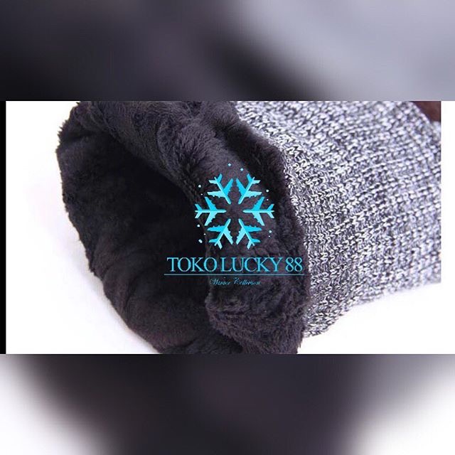 IMPORT Glove Wool Man Sarung Tangan Pria Wool lapis bulu winter musim dingin rajut wool blend