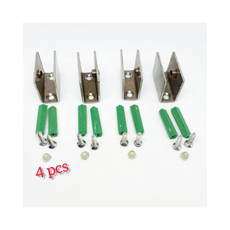 Ambalan Jepit Kaca D meja Ambalan Penyekat Meja