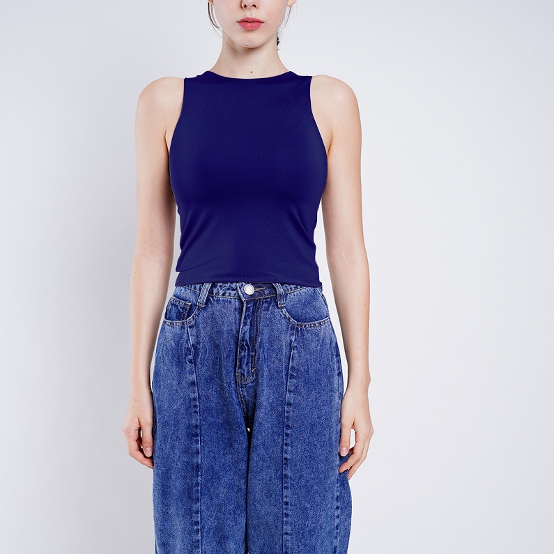ADA - Tank Top Jelly  Basic Stretch Comfy (HANYA DI SHOPEE)-7