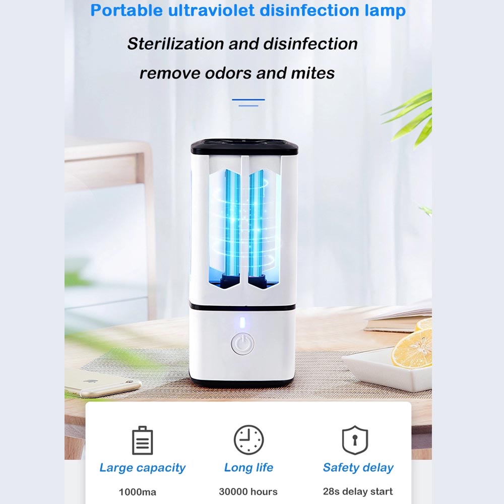 UV Portable Disinfection Lamp - Mensterilkan Ruangan, bisa untuk Mobil, HP Dan bisa untuk Permukaan Lainnya