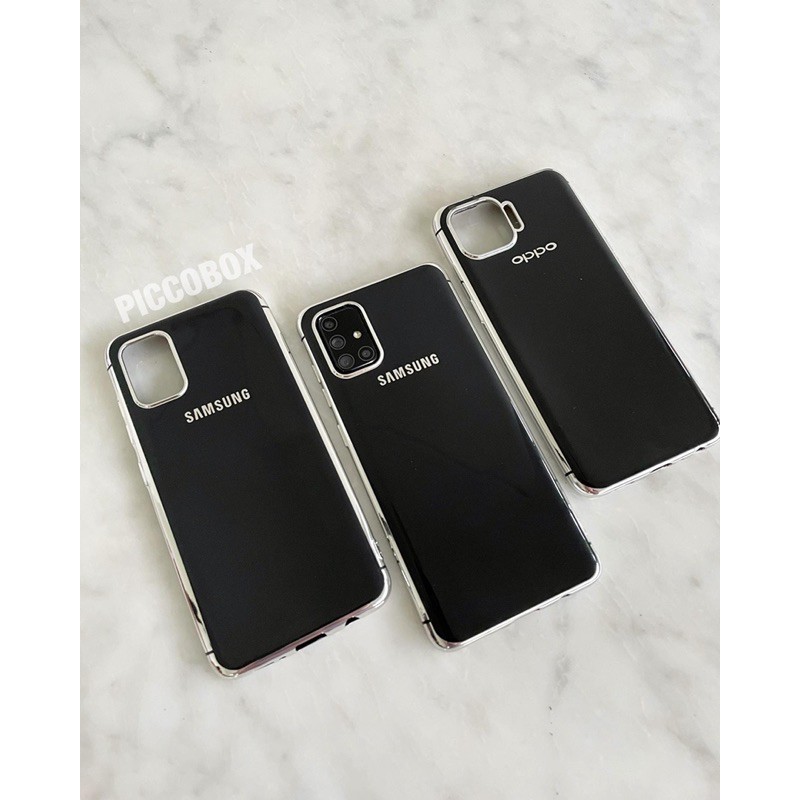 Metalic Softcase Samsung Oppo Android