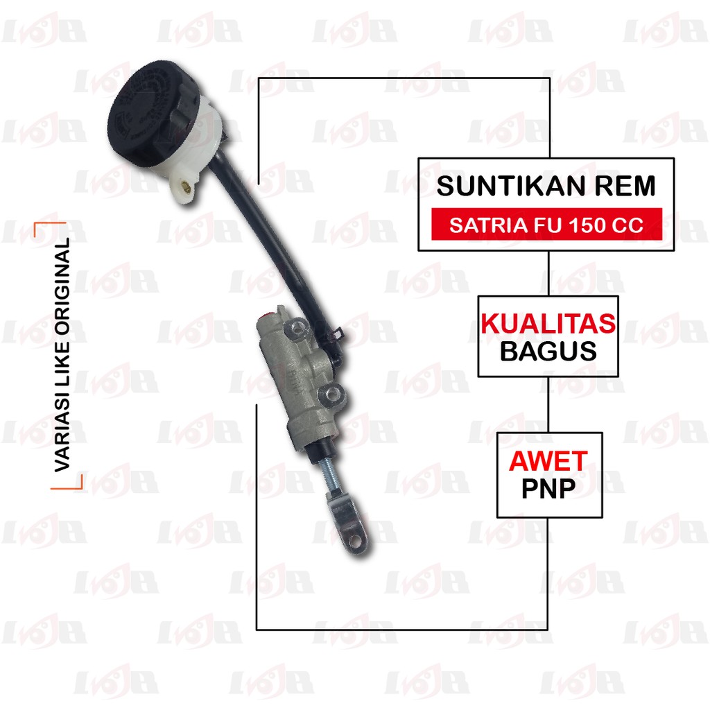 Suntikan FU Satria 150cc Tonjokan Master Rem Cakram Belakang Lokal