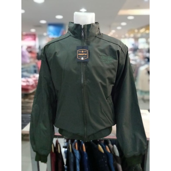 Jaket Freestyle Parasut Kupluk Sleting