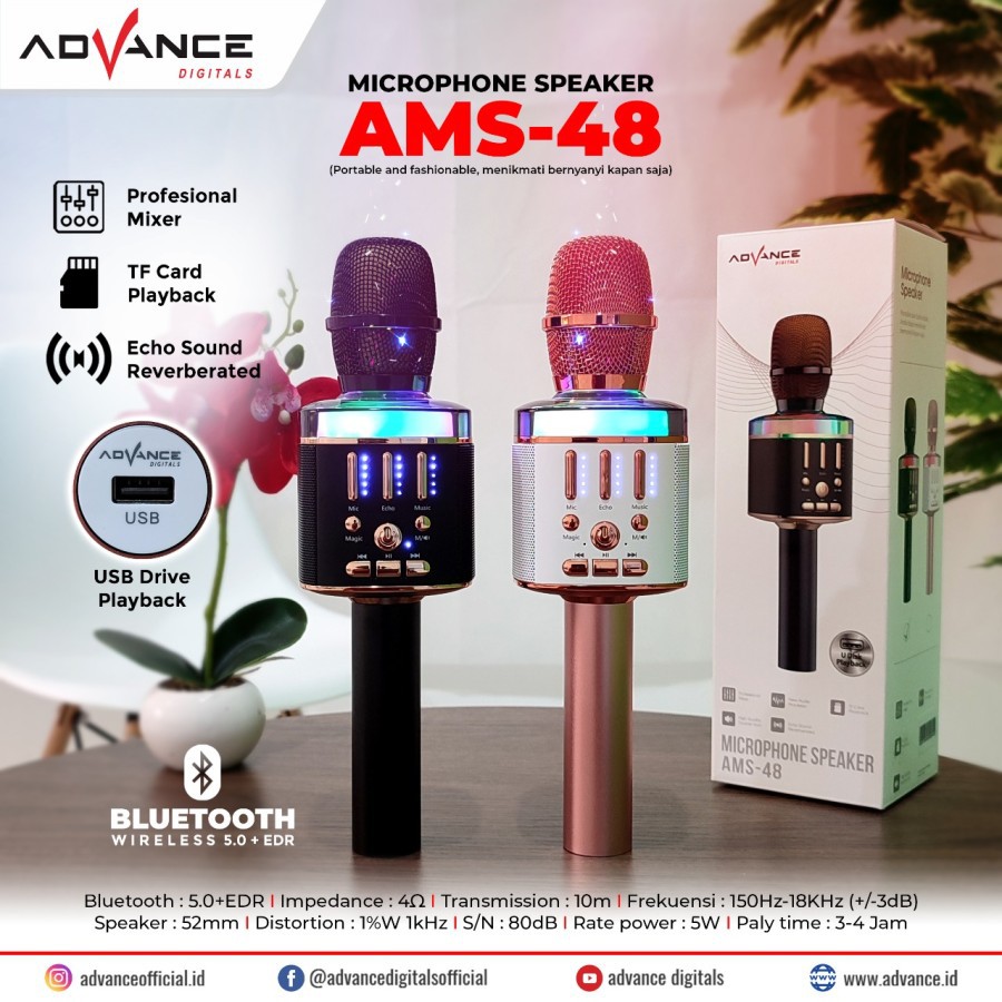 SPEAKER BLUETOOTH ADAVANCE SERI AMS 48