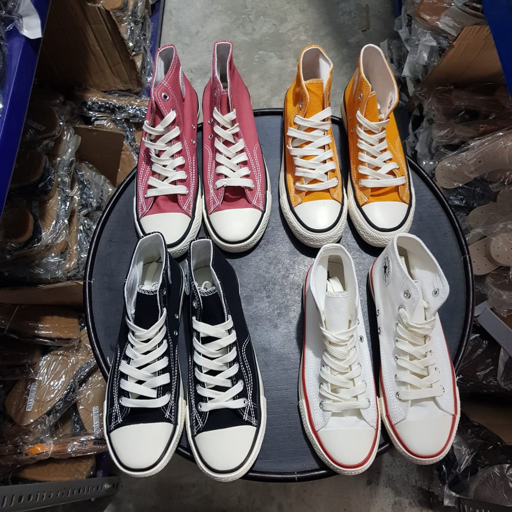 [✅BISA COD] 6889 HIGH TOP CANVAS SNEAKER (REAL PICTURE)