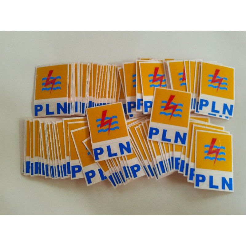 

STIKER LOGO STICKER PLN UK KECIL