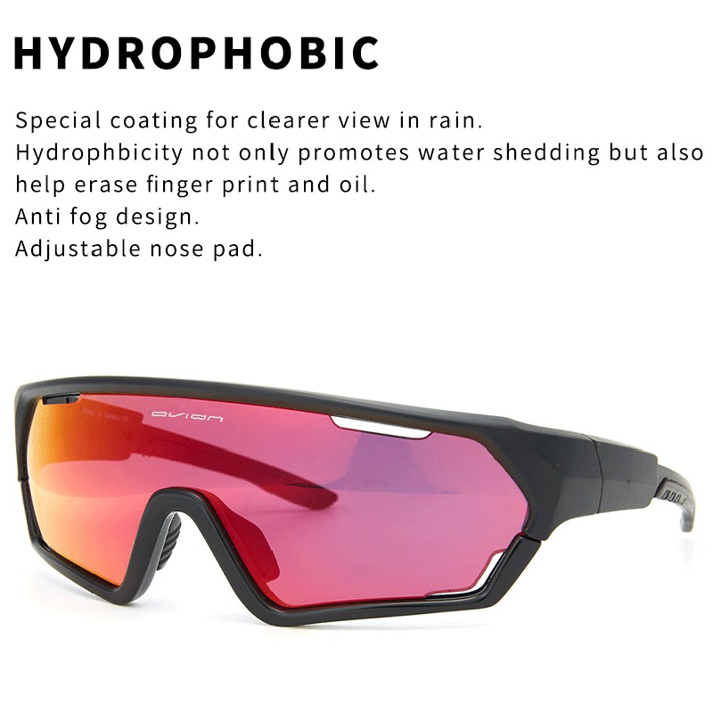 AVIAN Glasses Kacamata Sepeda Lensa Revo Hydrophobic Hd Tr90 original