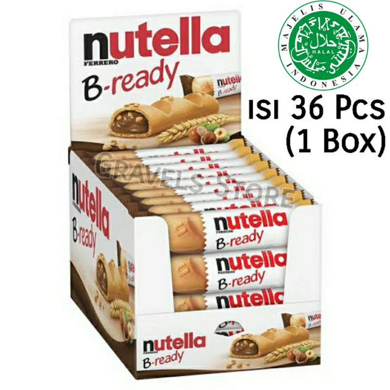 

[isi 36 Pcs] Ferrero Nutella B Ready / BReady - Cokelat Hazelnut Snack