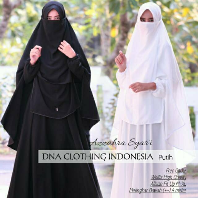 Gamis Syari Azzahra Syari Ori DNA
