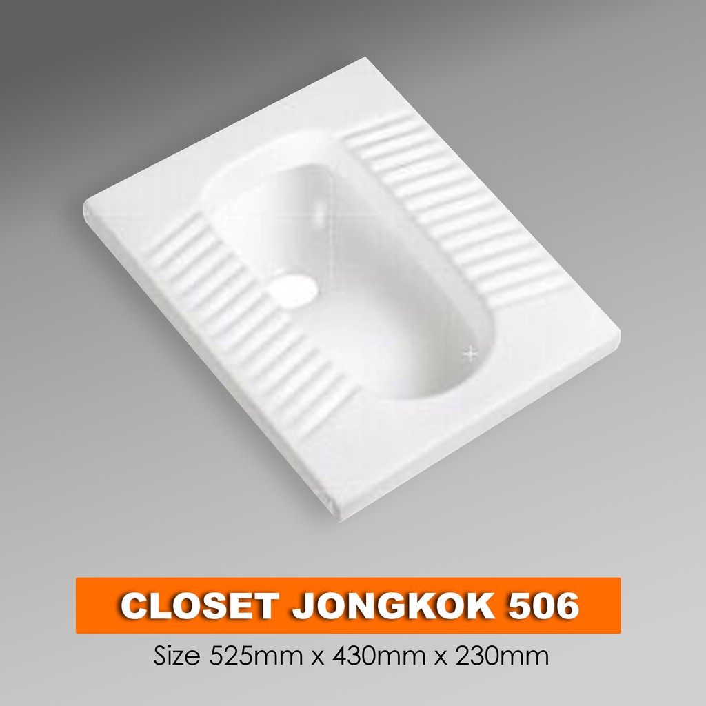 CLOSET JONGKOK / WC JONGKOK BAHAN KERAMIK MR.TAO 506