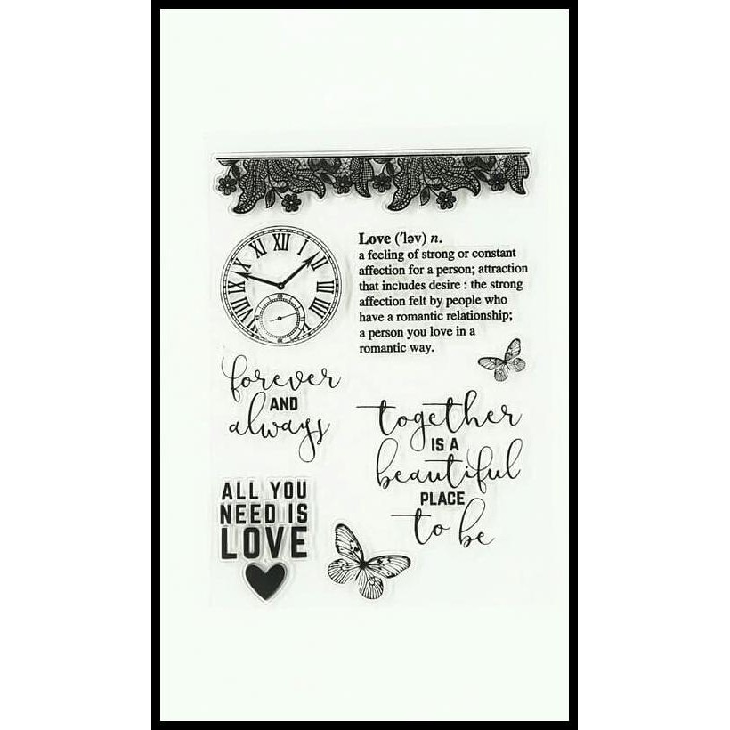 

(Murah!!) Clear Stamp - Love Forever