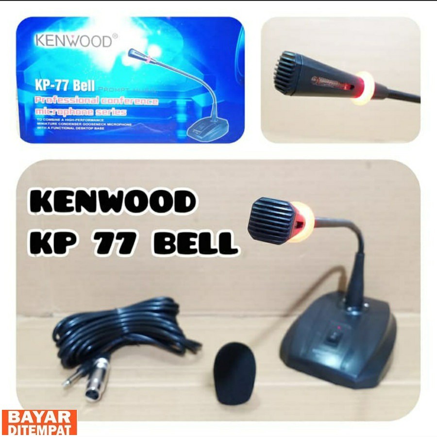 Kenwood Mic meja kabel professional kenwood kp 77 bell