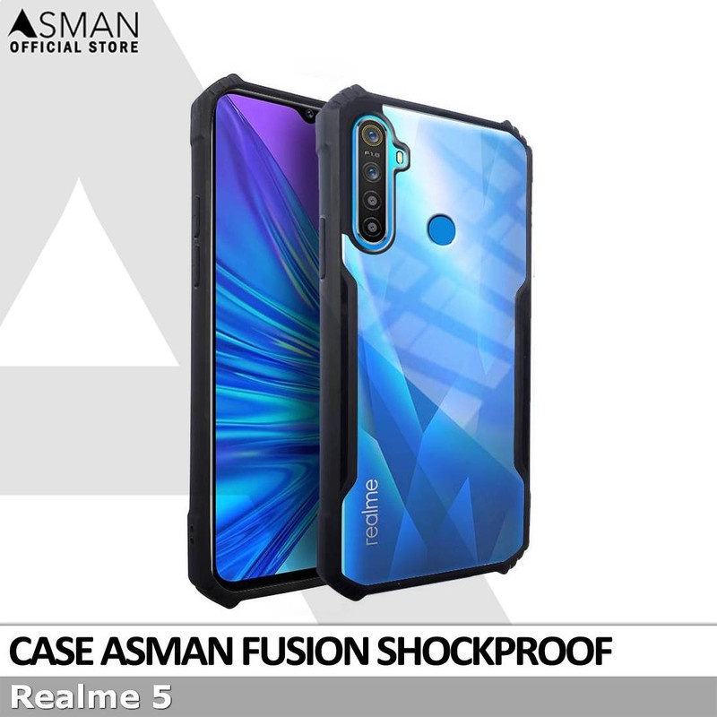 Asman Fusion Realme 5 Case Premium Amor Acrylic
