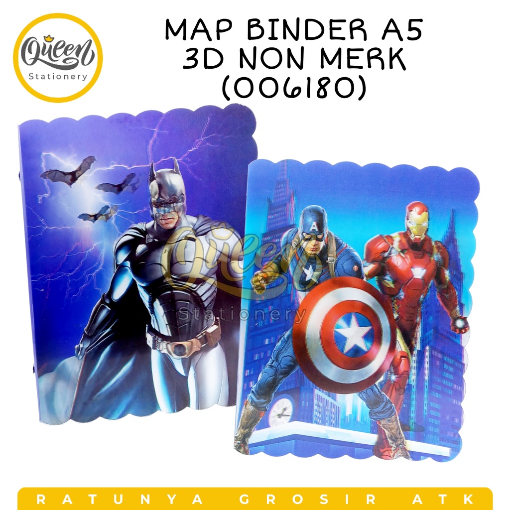 

MAP BINDER A5 3D NON MERK / BUKU BINDER / BUKU KULIAH (006180)