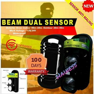 Photo Beam Dual Sensor Infra Red 60M Alarm Rumah