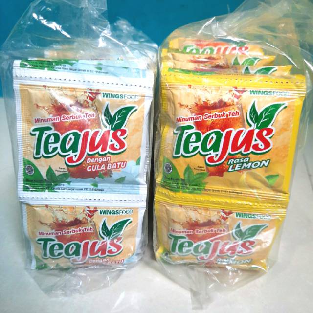 

Tea Jus / Teajus aneka rasa 1 renteng isi 10 pcs