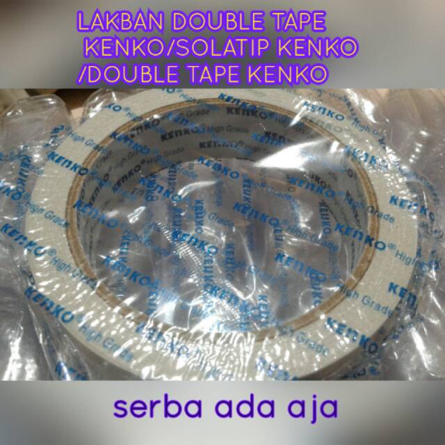 

LAKBAN DOUBLE TAPE KENKO/SOLATIP DOUBLE KENKO/DOUBLE TAPE