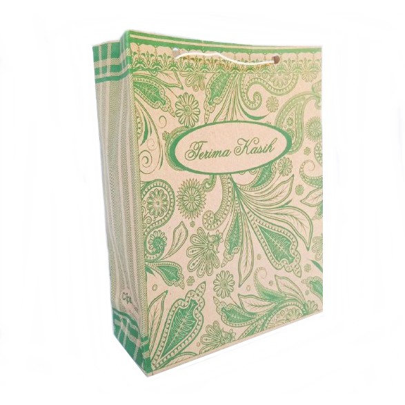 

tas kertas termurah paperbag souvenir paper bag batik hijau
