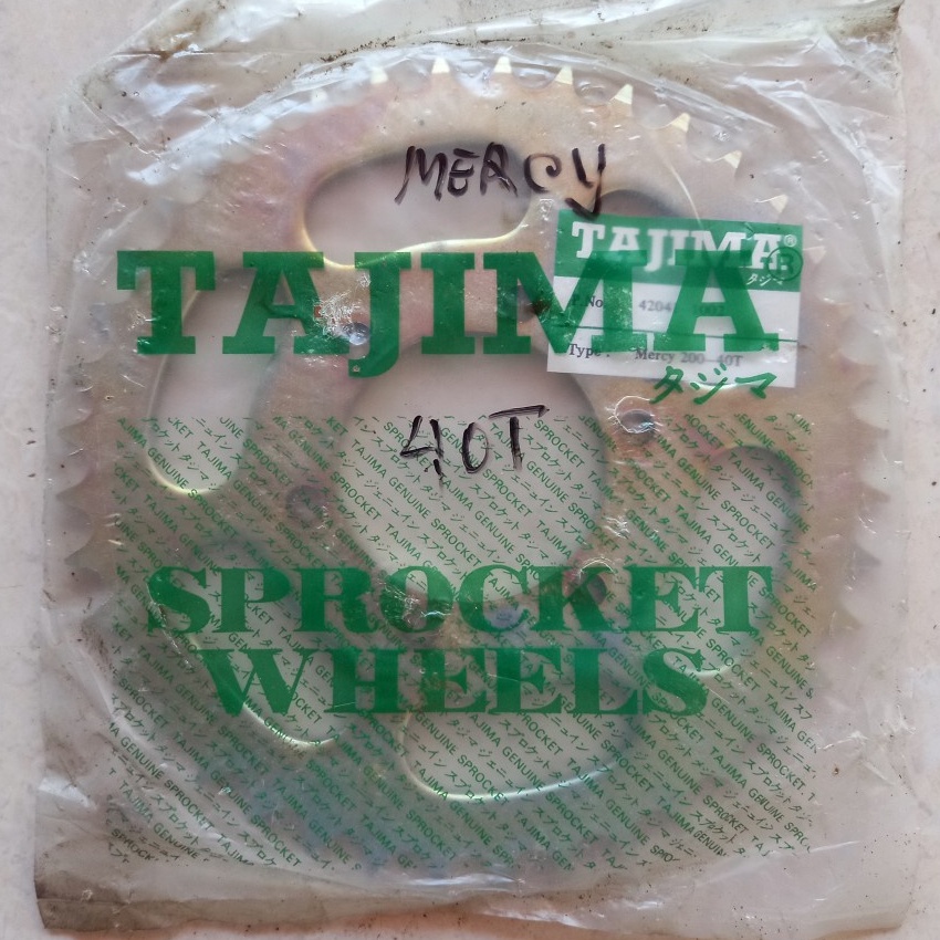 Gear Belakang Binter Mercy Merzy Z200 520 40T