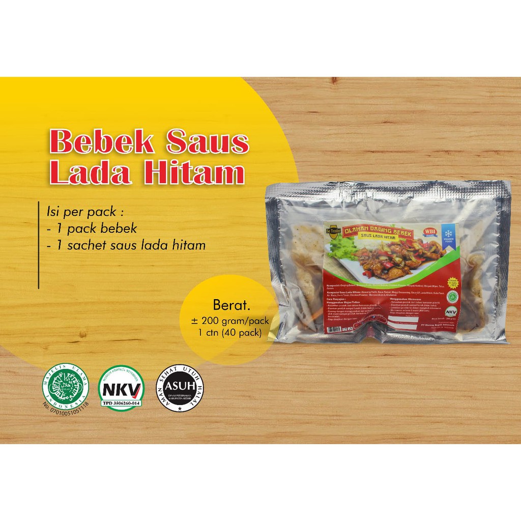 

FROZEN BEBEK SAUS LADA HITAM