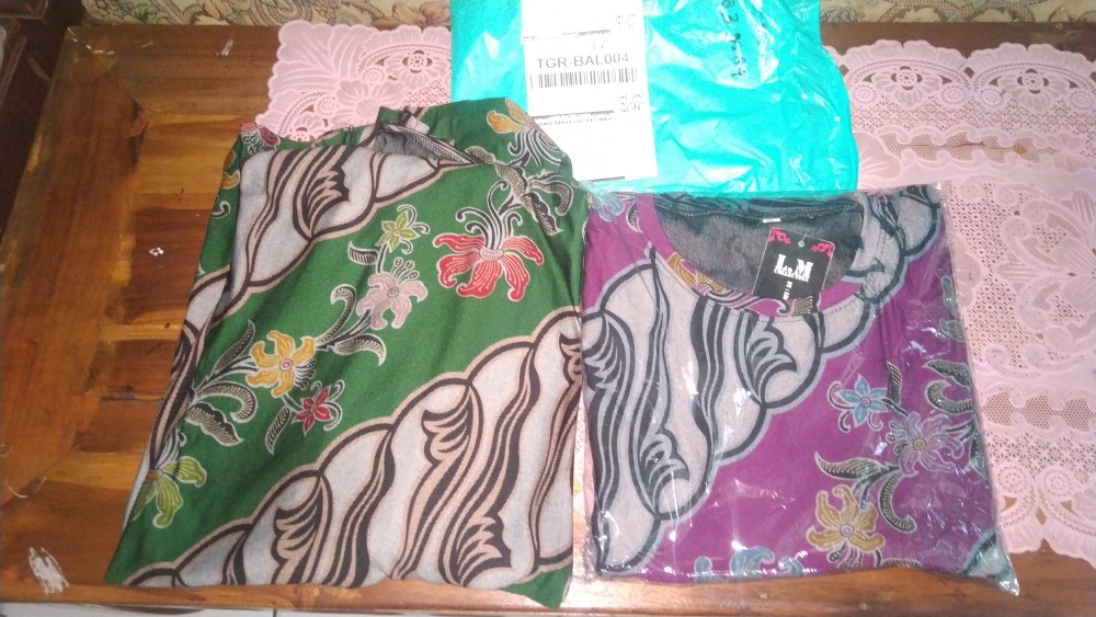 Gamis Jumbo Motif Batik Marinka Ld110 Xxl Lasmini Desinta