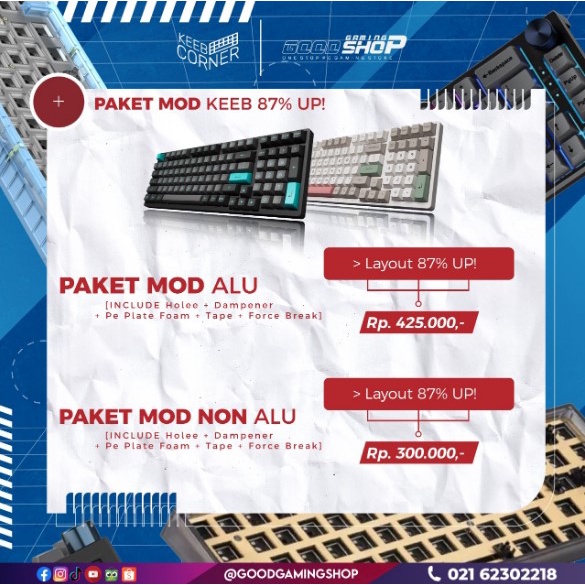 Modifikasi Full KEEB 60% - 87% &amp; 87% UP!