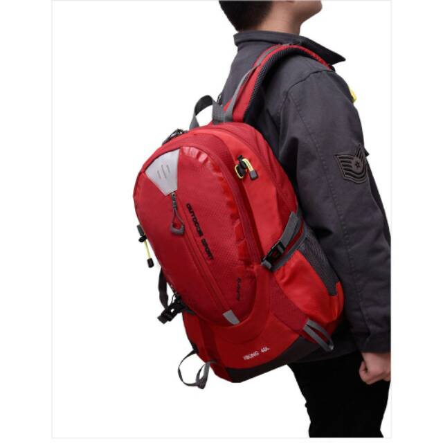 Tas Ransel Gunung Hiking Waterproof 40L -FHJ3809