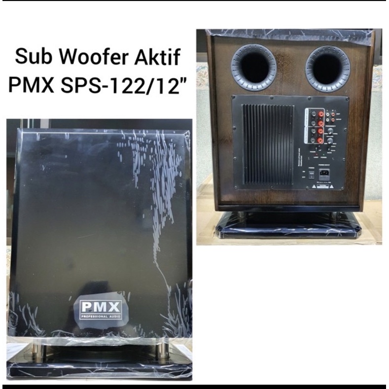 Speaker Subwoofer Active PMX SPS 122 Original Sps122 12 inch sub woofer aktif terbaik