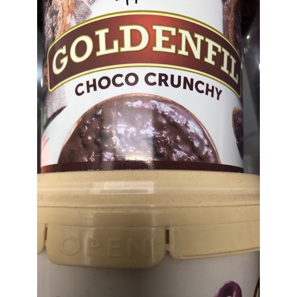 

goldenfil choco crunchy 1kg pail murah promo