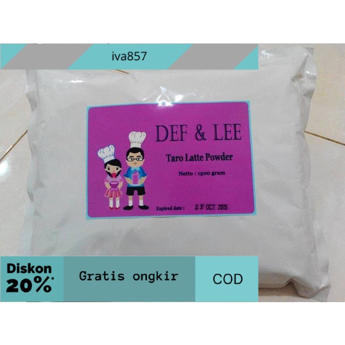 

PROMO Taro Latte Powder Pack 1.5KG GRATIS ONGKIR
