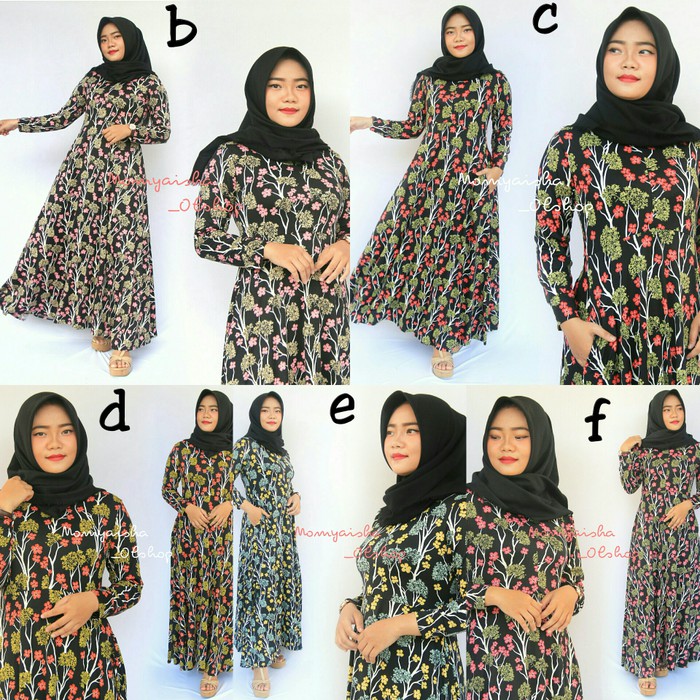 Gamis Motif Jersey