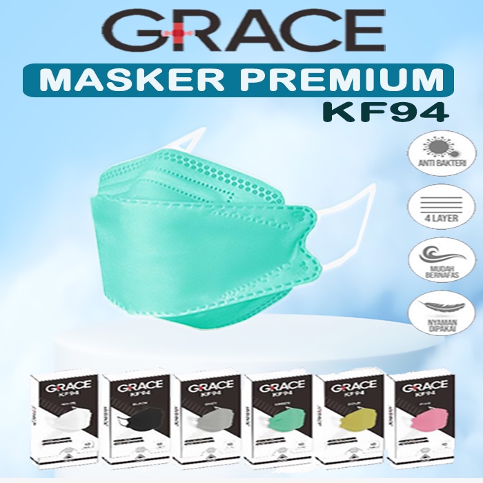 Masker KF94 Grace 4 Ply Type Kf95 ( Masker Korea KF94 )